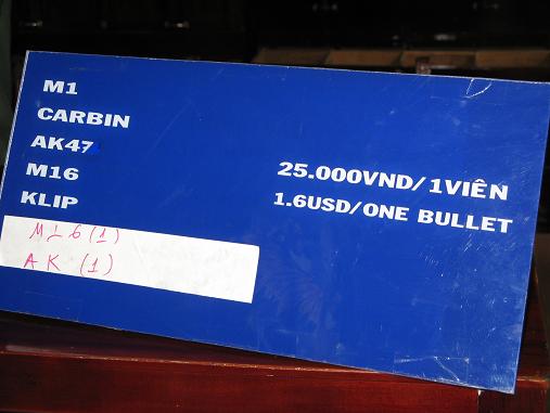 Price list