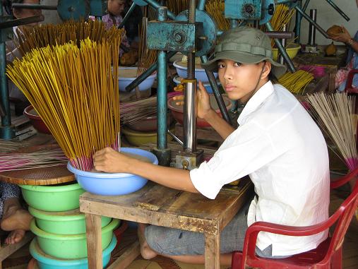 Incense factory
