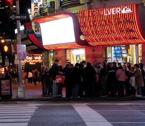 Times Square Tourists