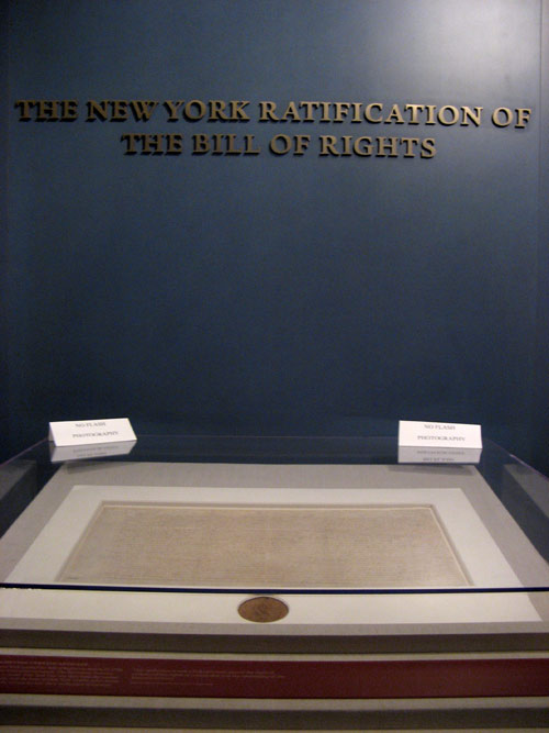 NY Bill of Rights Ratification