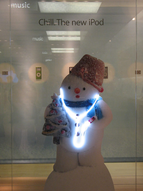 iPod Snowman