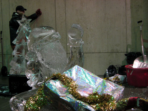 Winters Eve Ice Sculptures