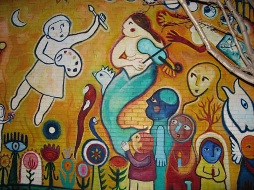 Chagall Inspired Mural