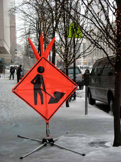 First Snow Sign