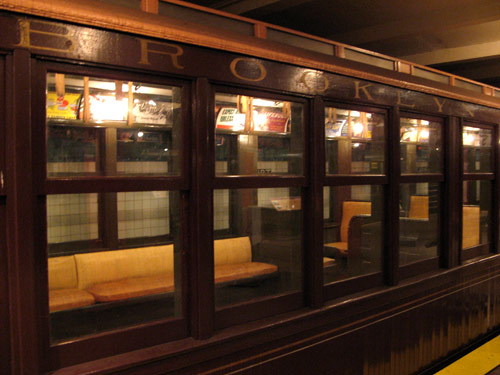 Vintage subway car