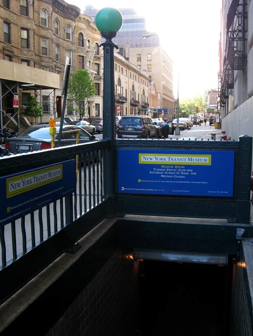 Transit Museum entrance