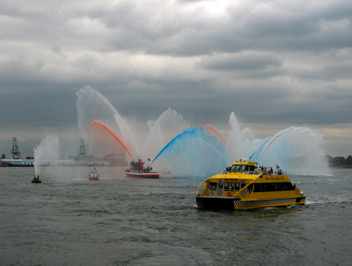Flag Day fireboats