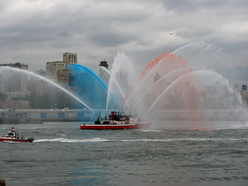 Flag Day fireboats