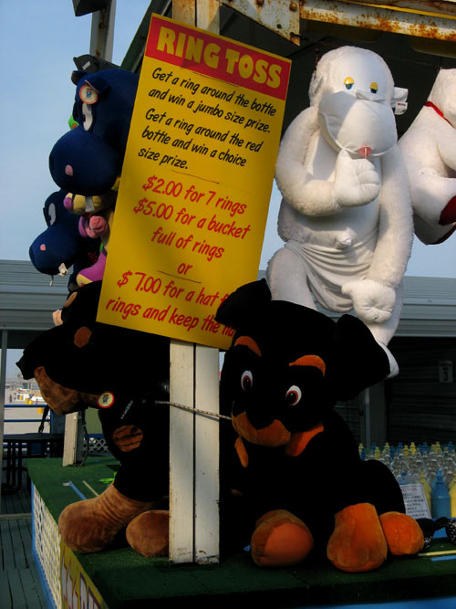 Atlantic City ring toss