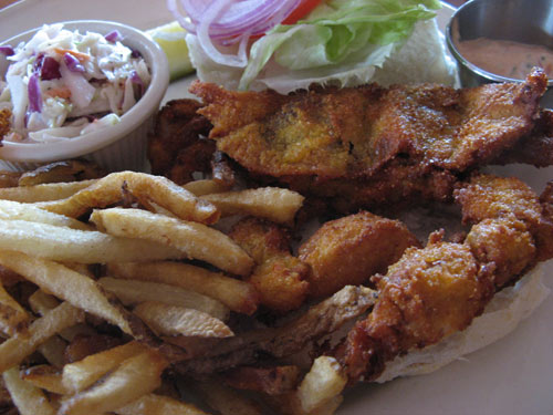 Lucky Bones softshell crab