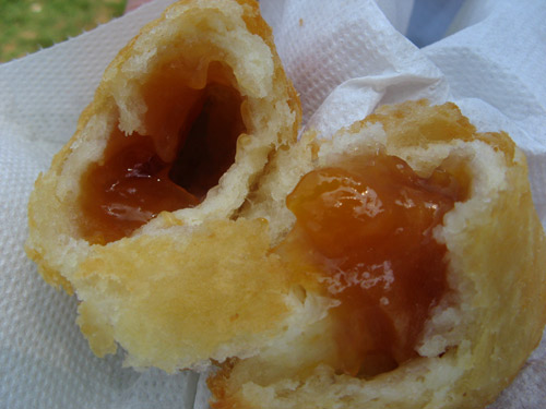 Fried peach pie