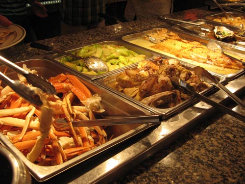 Harvest Buffet table