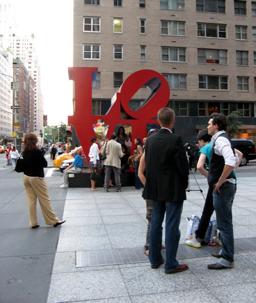 LOVE sculpture