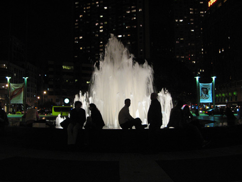 Lincoln Center fountain