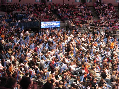 Knicks crowd