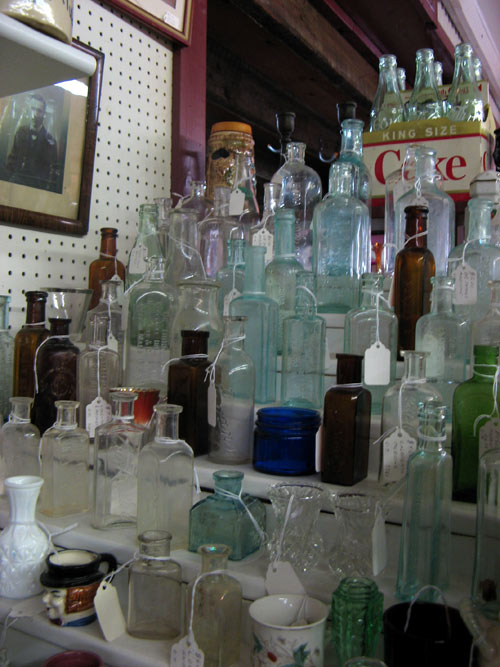 Antique bottles