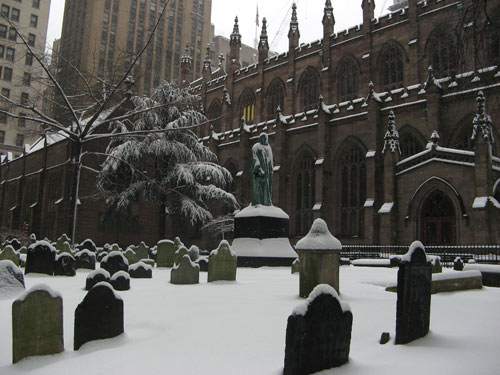 Trinity Church snow